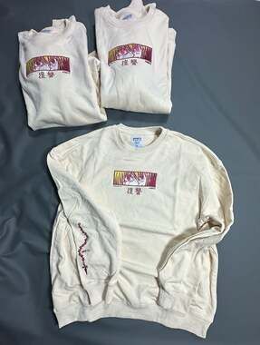 Animato Kurapika Revenge Embroidered Crewneck Sweatshirt